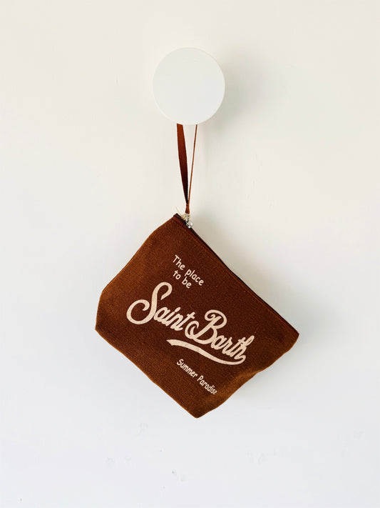 Pochette Aline in lino Mc2 Saint Barth