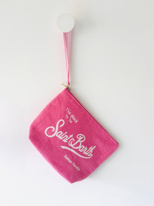 Pochette Aline in lino Mc2 Saint Barth
